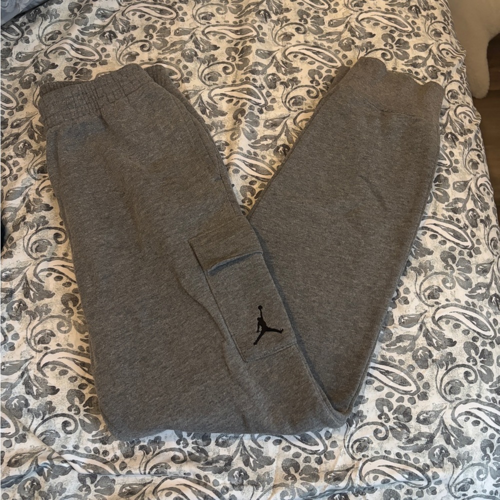 Nike Gray Sweatpants with Logo